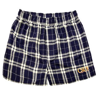 Boxercraft Comfort Flannel Boxers - Navy and Silver